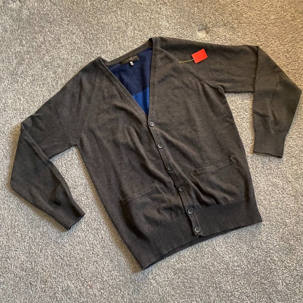 ♥ TwentyOne Men Los Angeles Men's Grandpa Cardigan MEDIUM Color Blocks